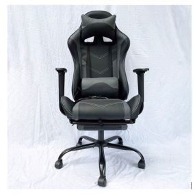 Ghế Gaming chân xoay 004 màu ĐEN