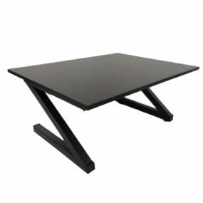 Bàn bệt đen mặt gổ