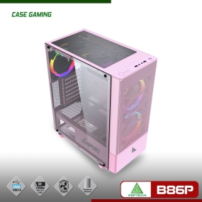 Case VSP Gaming Mặt lưới B86P- Hồng