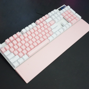 Phím cơ kê tay TC3218 SPARTAN Full size Switch HỒNG