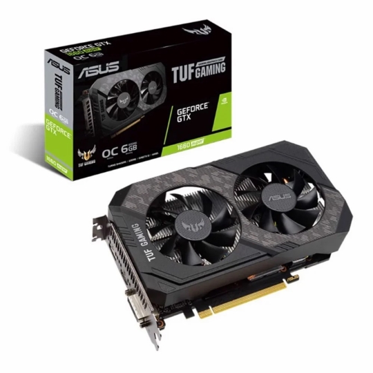 VGA ASUS TUF 1660 super 2 fan OC 6Gb