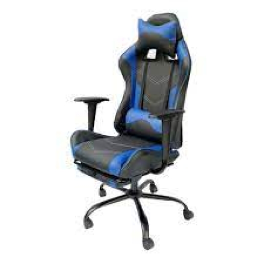 Ghế Gaming chân xoay 004 màu XANH DƯƠNG