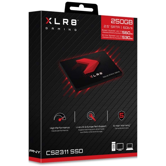 SSD PNY 250Gb XLR8 CS2311 2.5" SATA