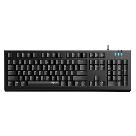 Bàn phím văn phòng RAPOO NK 1800 Black