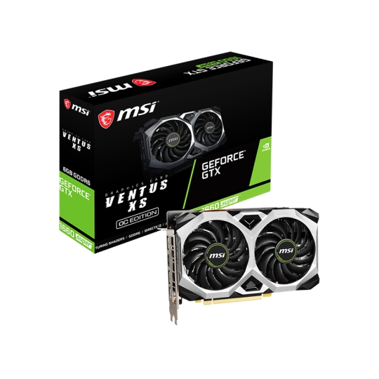 VGA card màn hình MSI GTX 1660 Supper 6G VENTUS XS OCV1 2ND BH 5/2025
