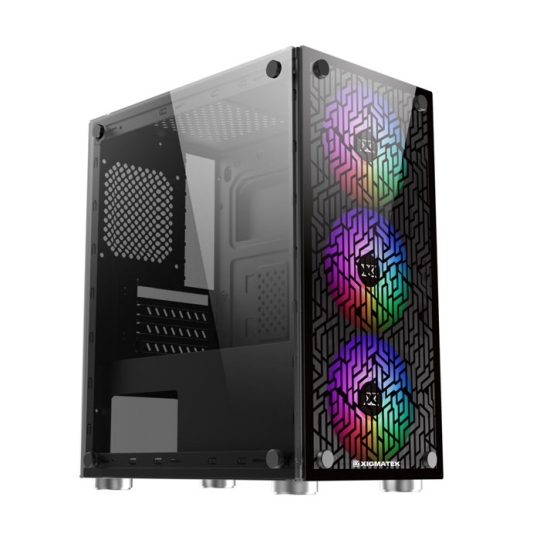 Case Xigmatek 2 mặt kính cường lực