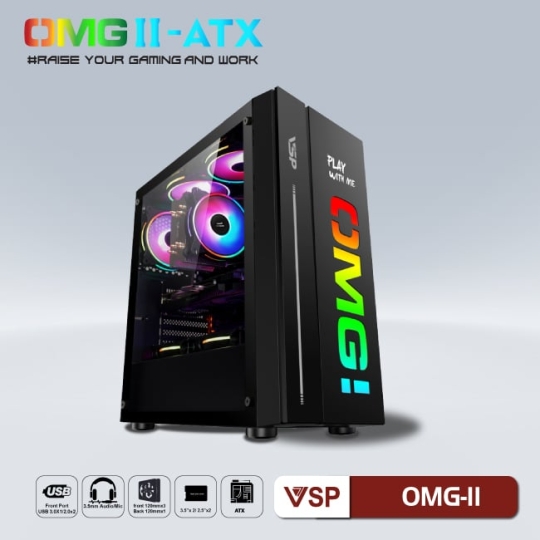 Case VSP OMG ĐEN kính cường lực.