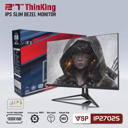 Màn hình LCD VSP IP2702S (27"/ FHD/ IPS/75Hz/ 5ms)